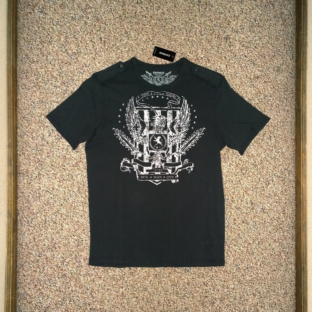 Men's EXPRESS Military-Style Tee-Shirt